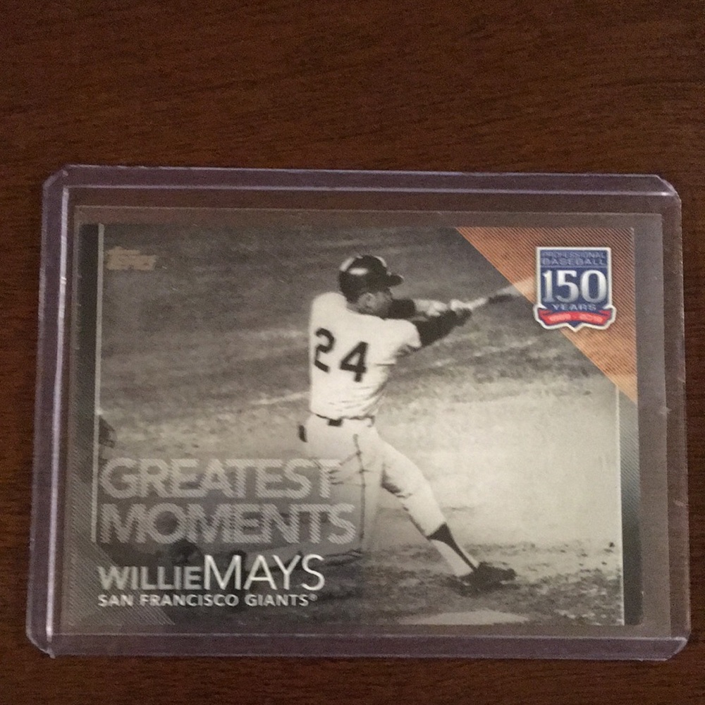Willie mays /299 baseball card